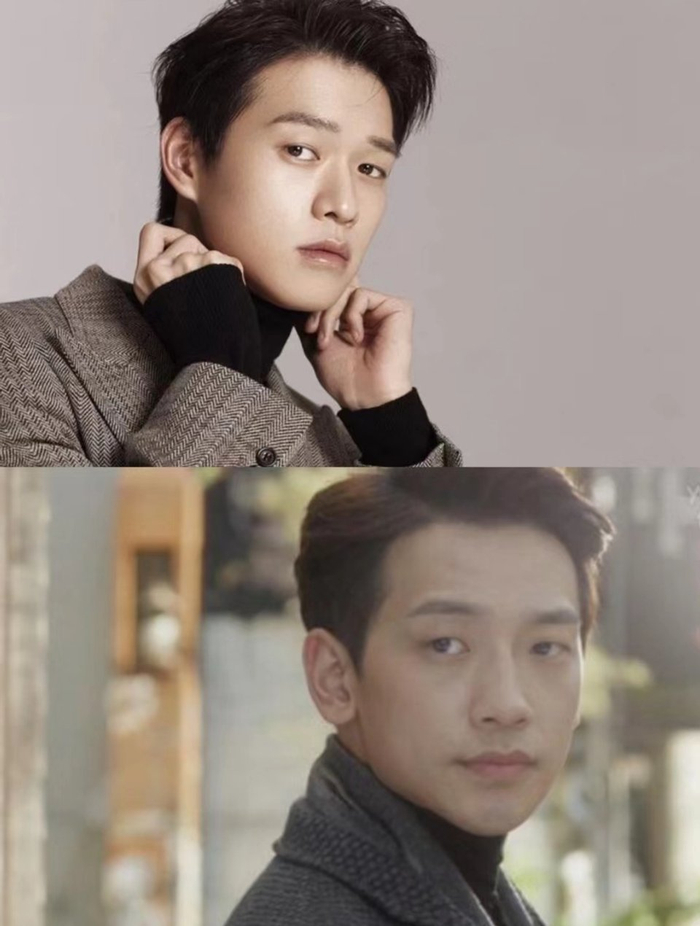 魏大勋之前不愧是rain的接班人,两个人长的真的挺像的