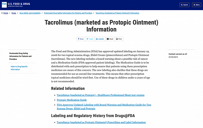 截图自美国FDA官网