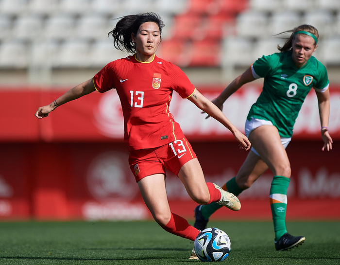 杨莉娜留洋的目标是“多踢比赛”。  资料图/新华社