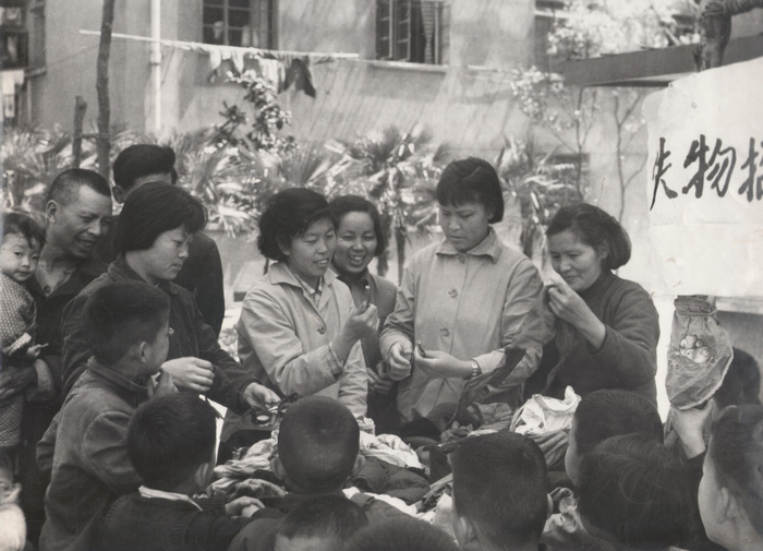 1970年代，蕃瓜弄新村居民生活场景。