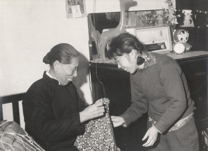 1970年代，蕃瓜弄新村居民生活场景。