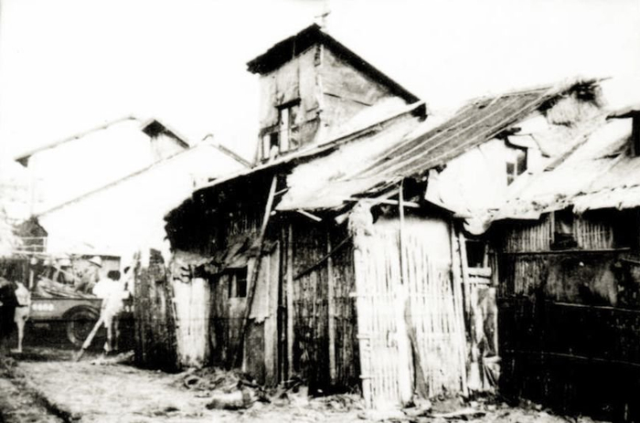 1950年代的蕃瓜弄，翻建起矮平房。