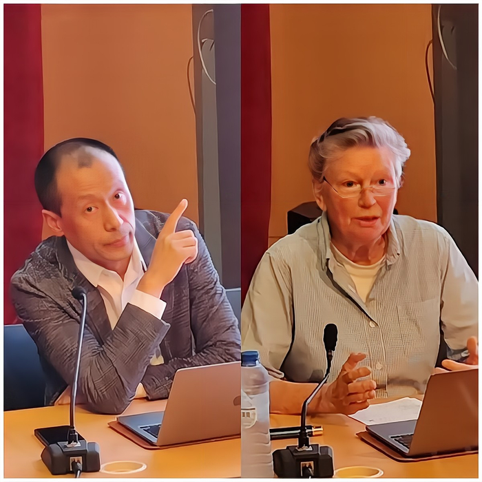 讲座嘉宾：刘波教授与西蒙娜·施维滕女士