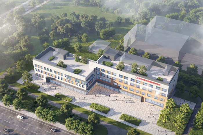 板桥卫生院新建院区效果图。