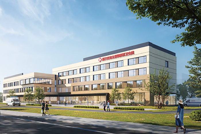 板桥卫生院新建院区效果图。