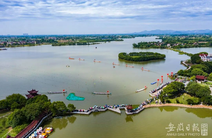 南陵县许镇镇奎湖省级湿地公园。肖本祥 摄
