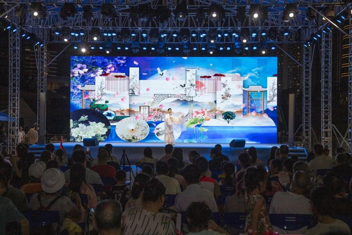 △2022“长沙之夜”露天文艺演出