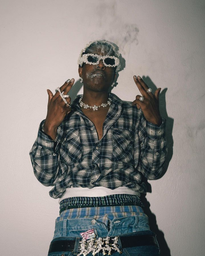 asap rocky 满头卡子|卡子_新浪新闻