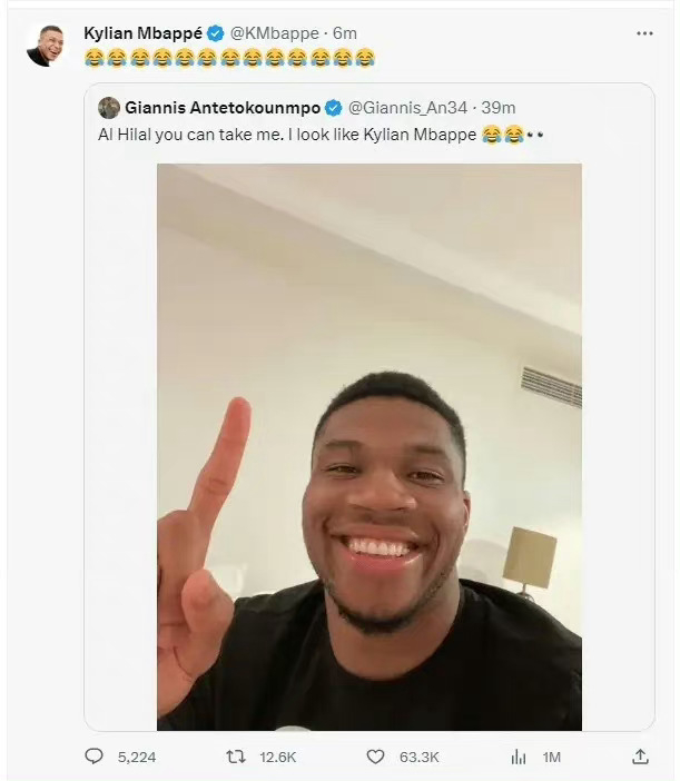 7亿欧元，连字母哥都心动了。