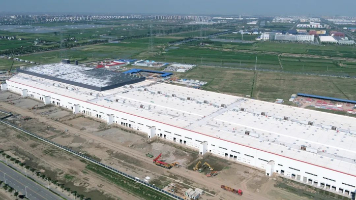 2019年7月无人机拍摄的特斯拉上海超级工厂。新华社记者丁汀 摄