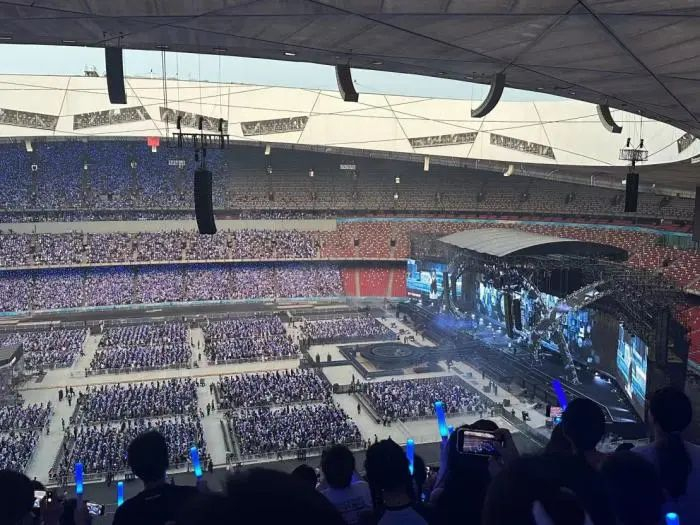 五月天演唱会北京站现场 受访者供图