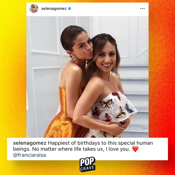 赛琳娜发合影祝福曾为自己捐肾的闺蜜francia|赛琳娜|selena gomez