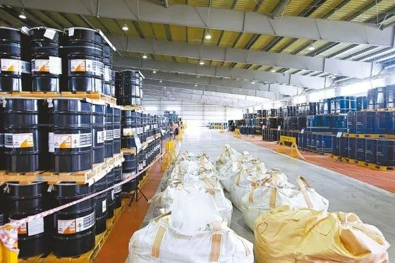 光海矿业公团位于群山的稀有金属储备基地内部 图自《东亚日报》