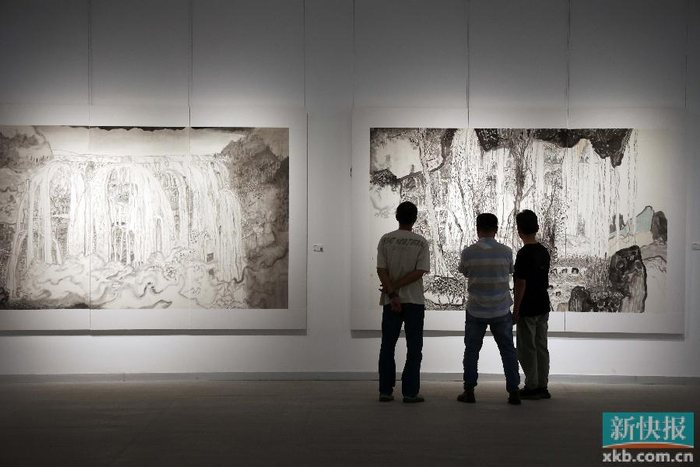 当代岭南艺术名家精品山水画集中亮相广州画院美术馆__财经头条