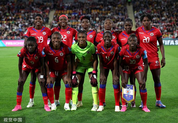 海地女足历史首次参加世界杯。