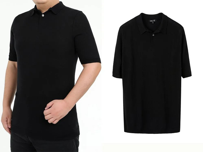 黑色永远都是高级且不会出错的选择，上身利落又显瘦，相信没有男士会拒绝。范友福利价669元不变~