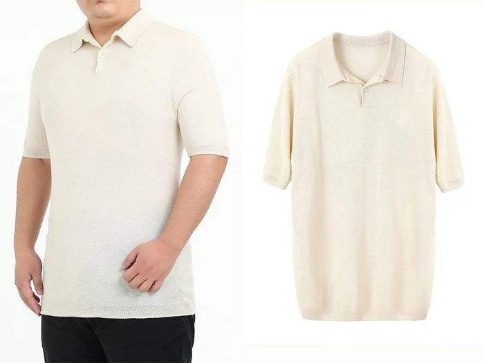 Boy A就常穿这件，经典百搭的白色给人一种儒雅的感觉，很适合春夏。吊牌价2680元，范友福利价669元↓