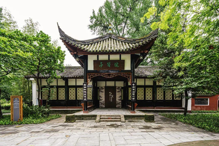 望江楼公园古建筑保养修缮基本完成,薛涛纪念馆焕新归来