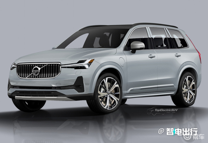 沃尔沃全新一代xc90曝光车身尺寸加长比宝马x5还大
