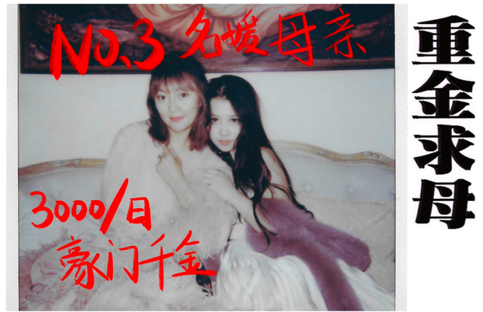 ▲“重金求母”之三：豪门千金