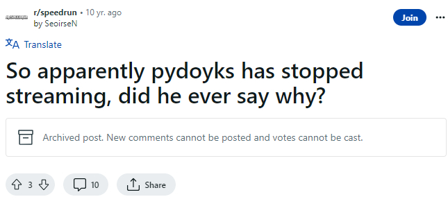 Pydoyks消失后，许多人试图寻找他
