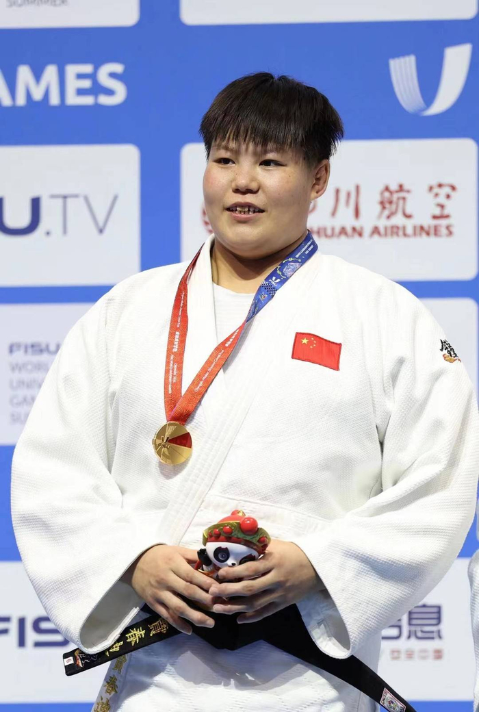 7月31日下午,成都第31届世界大学生夏季运动会柔道项目女子78公斤级