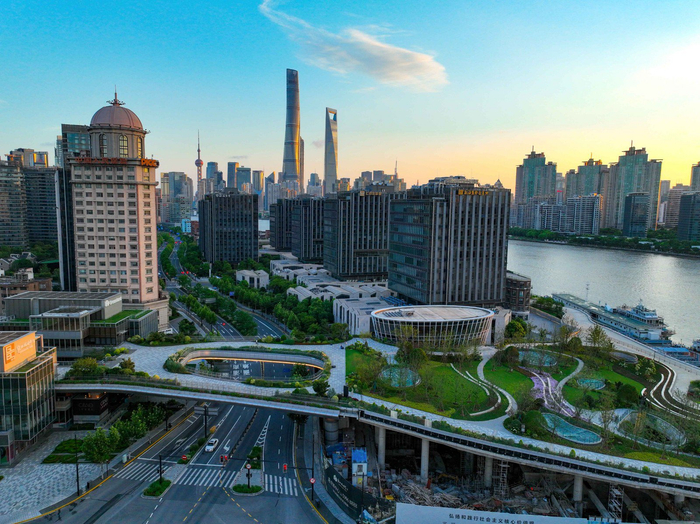 董家渡金融城初具雏形 上海黄浦做厚做长外滩金融集聚带|董家渡|上海