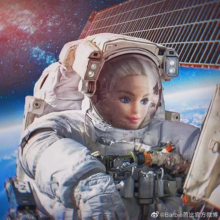 ▲图片来源：Barbie芭比微博