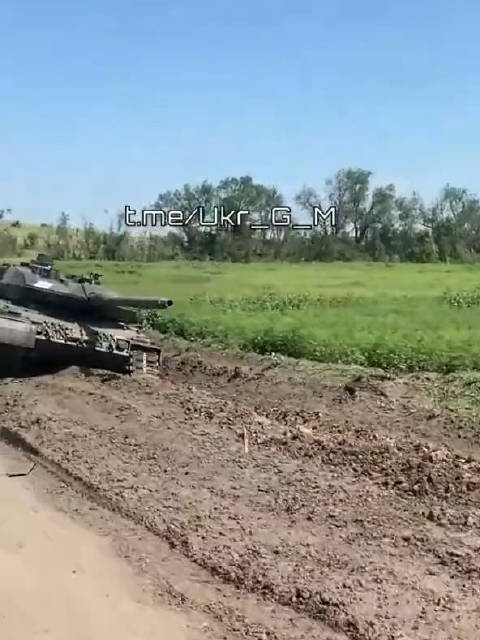 位置不详的豹2a6已经豹毙了