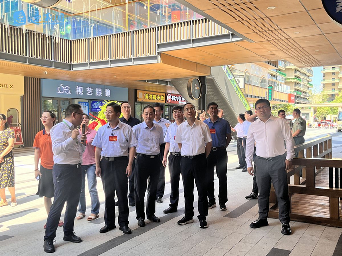 张卫东一行先后来到宿城区吾悦广场,江苏箭鹿毛纺股份有限公司,南京