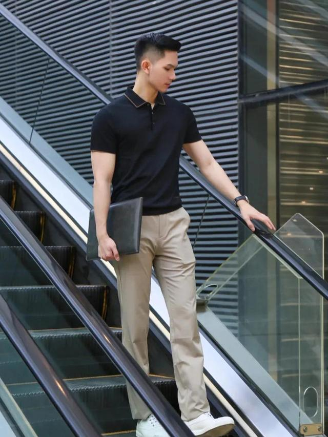 小个子中年男人想要显高,不光要选对裤子,在整体搭配上也要匠心拿捏