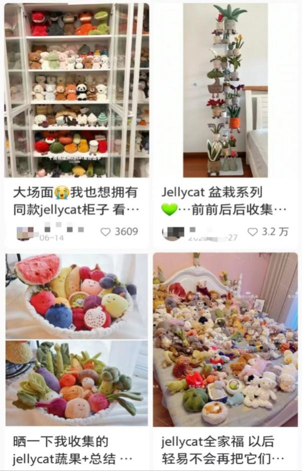 jELLYCAT的深度爱好者（图源网络）