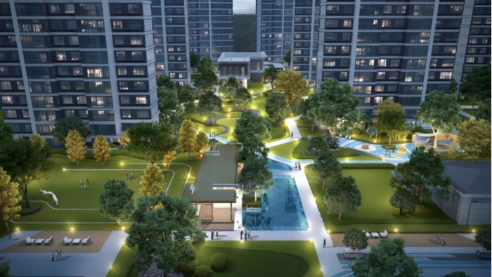 （金隅&华发紫京四季·效果图示意）