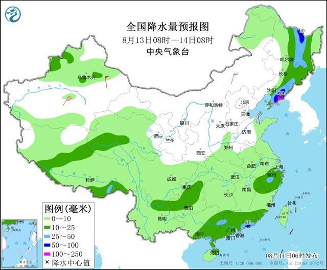 中央气象台：京津冀今日将再度出现强降雨 未来三天东北地区有持续性降雨