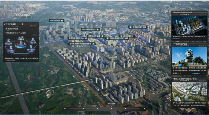 千亿产业园规划意境图