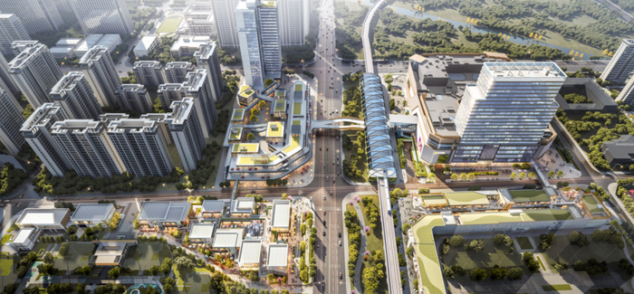 百米商圈意境图