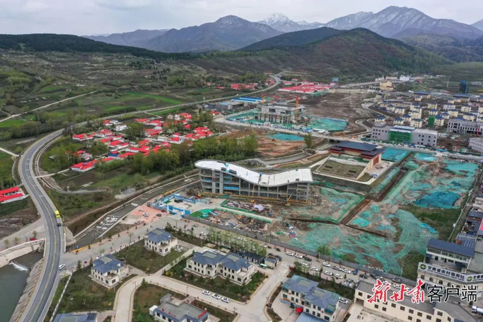 占地面积550亩的松鸣岩中国式现代化大中小学生劳动实践综合基地项目。