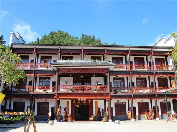 舒爽 风景宜人位于沩山怀抱中的清乐居是避暑纳凉的胜地沩山海拔高