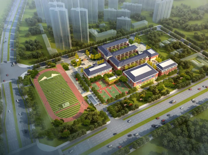 花木城小学效果图