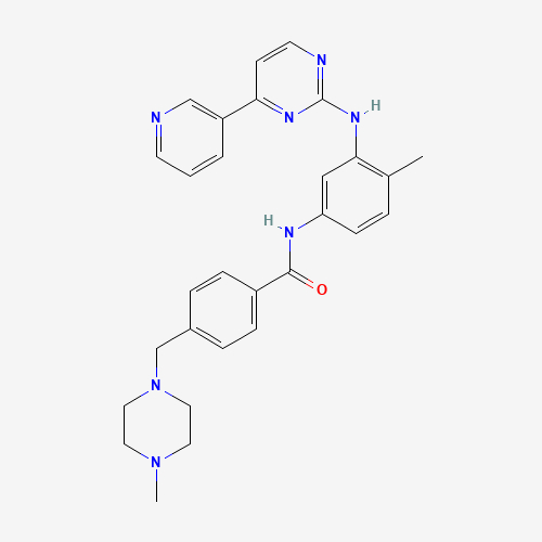 ▲伊马替尼分子结构式（图片来源：PubChem）