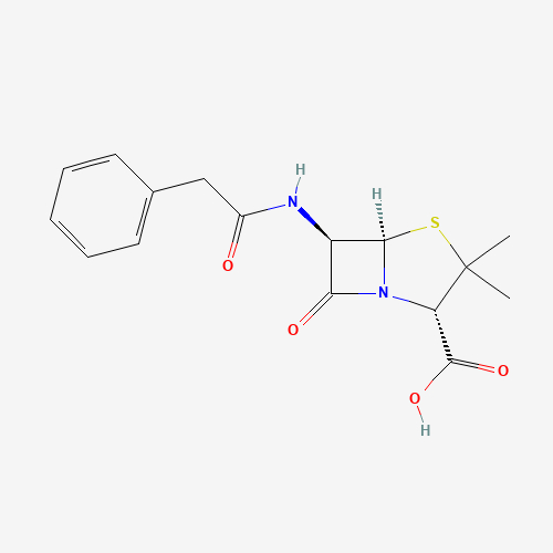 ▲青霉素分子结构式（图片来源：PubChem）