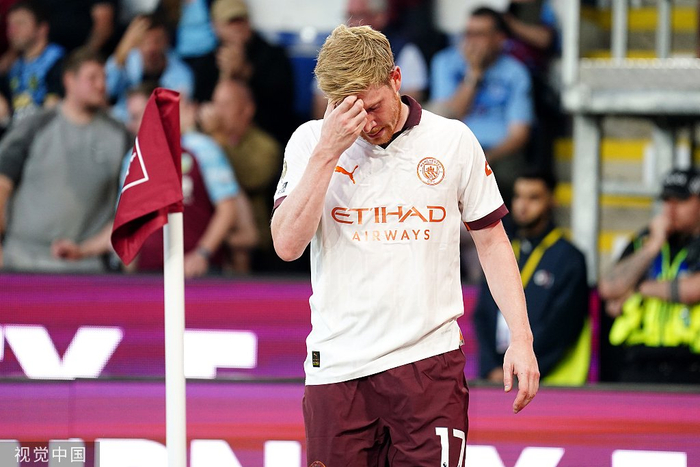 德布劳内的受伤对曼城是致命的。