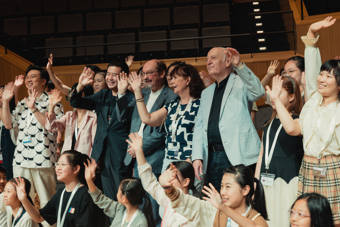 钢琴节部分师生合影