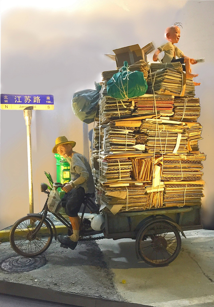 Antonio以三毛为主题制作的装置作品