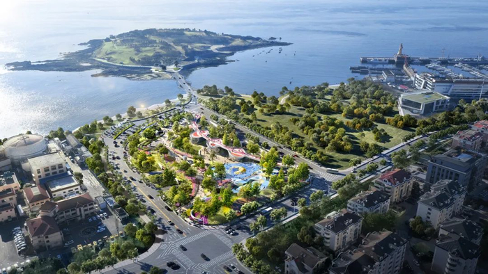 △麦岛停车场效果图