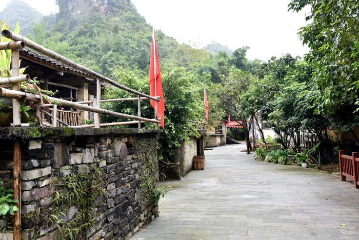 陇鉴古寨传统村落。图源大新县融媒体中心