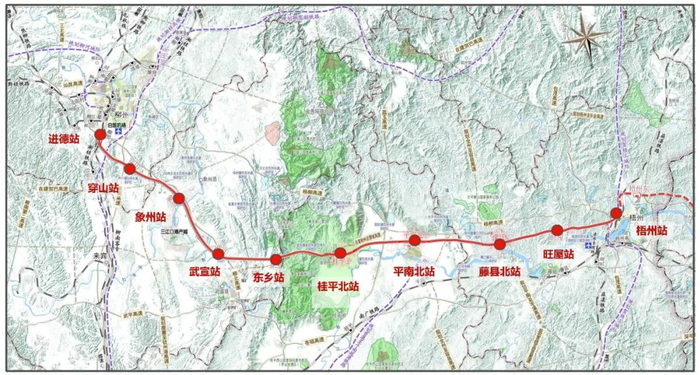 柳梧铁路。图源：中国铁路