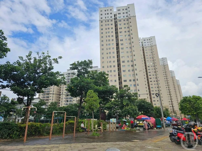 李某所住小区。图据上游新闻