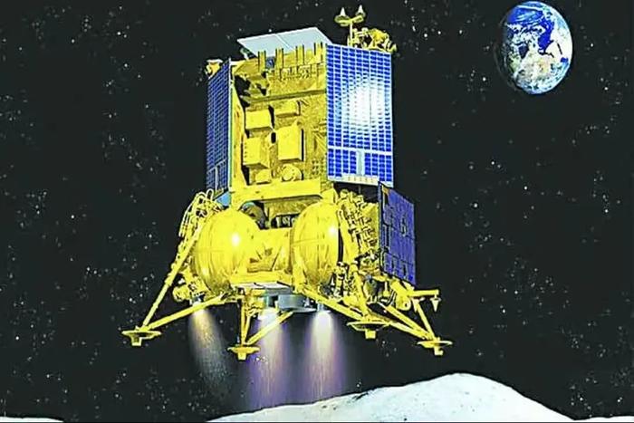▲俄罗斯“月球25号”探测器。图/社交媒体平台