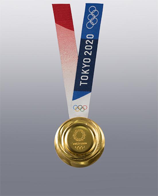 东京奥运会奖牌背面图片